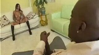 Ebony sex Lexani Banks And Lexington Steele porn video